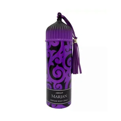 Armaf Ladies Marjan Purple Body Spray 6.7 oz Fragrances 6294015100587 In Transparent