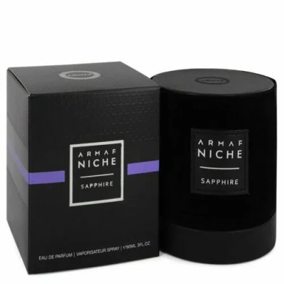 Armaf Ladies Niche Sapphire Edp Spray 3.0 oz Fragrances 6294015105162 In Pink / Violet