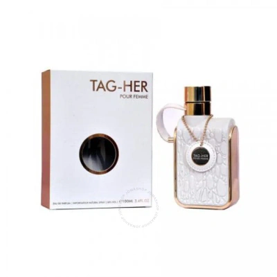 Armaf Ladies Tag Her Pour Femme Edp Spray 3.4 oz Fragrances 6085010094991 In Orange / Pink