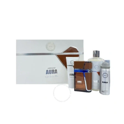 Armaf Men's Aura Gift Set Fragrances 6294015133356 In Black
