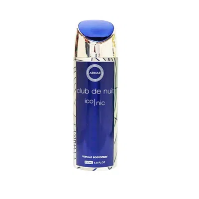 Armaf Men's Club De Nuit Iconic Body Spray 6.7 oz Fragrances 6295199802373