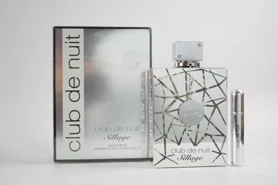 Armaf Men's Club De Nuit Sillage Gift Set Fragrances 6294015197150 In Silver