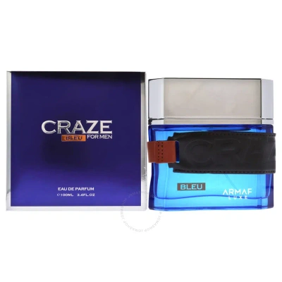 Armaf Men's Craze Bleu Edp Spray 3.4 oz Fragrances 6294015104240 In Amber / Lavender