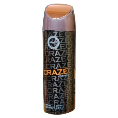 Armaf Men's Craze Body Spray 6.8 oz Fragrances 6294015100181 In White
