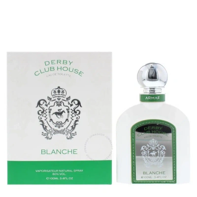 Armaf Men's Derby Club House Blanche Edt Spray 3.4 oz Fragrances 6085010044965 In Green