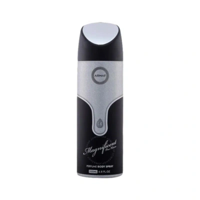 Armaf Men's Magnificent Deodorant Body Spray 6.76 oz Fragrances 6294015119893 In N/a