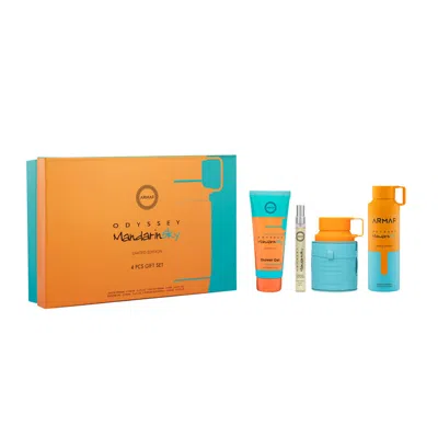 Armaf Men's Mandarin Sky Odyssey Mandarin Sky Multi-color 4pcs Gift Set Fragrances 6295199815151
