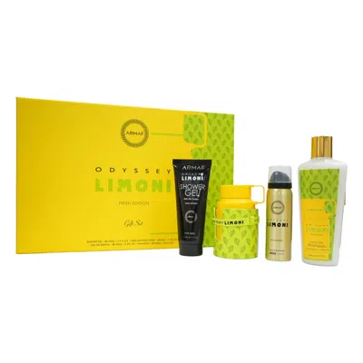 Armaf Men's Odyssey Limoni Gift Set Fragrances 6295199804162 In Transparent