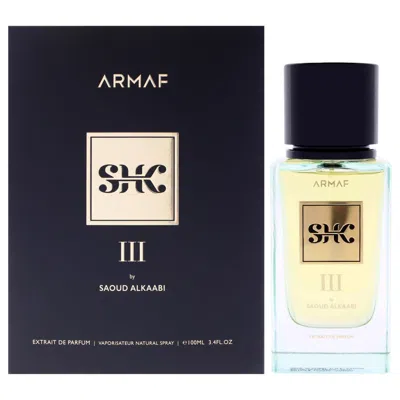 Armaf Men's Shk Iii By Saoud Alkaabi Extrait De Parfum Spray 3.4 oz Fragrances 6295199810774