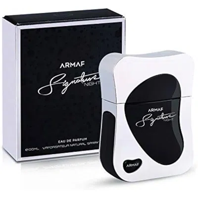 Armaf Men's Signature Night Edp Spray 3.4 oz Fragrances 6294015101386