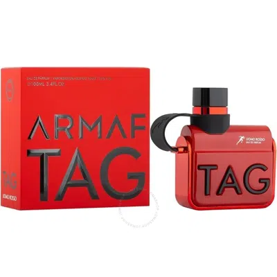 Armaf Men's Tag Uomo Rosso Edp Spray 3.4 oz Fragrances 3700675120023 In White