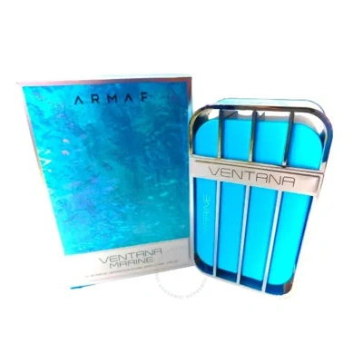 Armaf Men's Ventana Marine Edp Spray 3.4 oz Fragrances 6294015175417 In Black