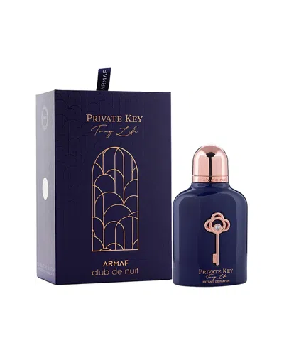 Armaf Unisex 3.4oz Club De Nuit Private Key To My Life Extrait De Parfum Spray In White