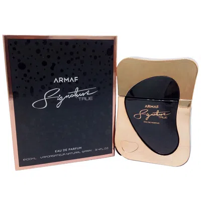Armaf Unisex Signature True Edp Spray 3.4 oz Fragrances 6294015101379
