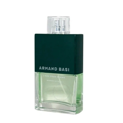 Armand Basi Men's L'eau Pour Homme Intense Vetiver Edt 4.2 oz (tester) Fragrances 8058045423003 In N/a