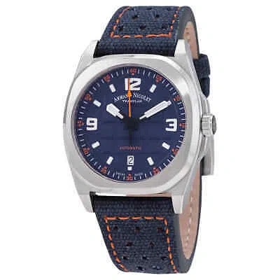 Pre-owned Armand Nicolet Jh9 Automatic Dark Blue Dial Men's Watch A660haa-bo-p0668bo8
