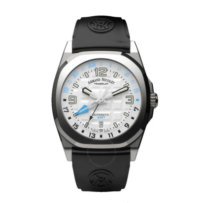 Armand Nicolet Jh9 Automatic Silver Dial Men's Watch A663haa-az-gg4710n In Black