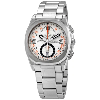 Armand Nicolet Jh9 Chronograph Automatic Silver Dial Men's Watch A668haa-ao-ma4680a In Metallic