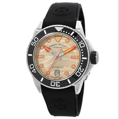 Pre-owned Armand Nicolet Jsh Automatic Men's Watch A481pgn-ko-gg2710n