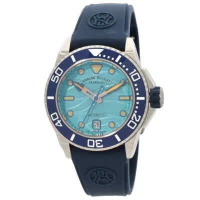 Pre-owned Armand Nicolet Jsh Automatic Men's Watch A481pgu-tf-gg2710u