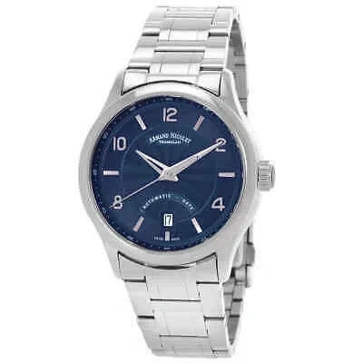 Pre-owned Armand Nicolet M02-4 Automatic Blue Dial Men's Watch A840aaa-bu-m9742