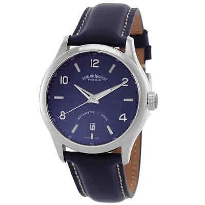 Pre-owned Armand Nicolet M02-4 Automatic Blue Dial Men's Watch A840aaa-bu-p140bu2