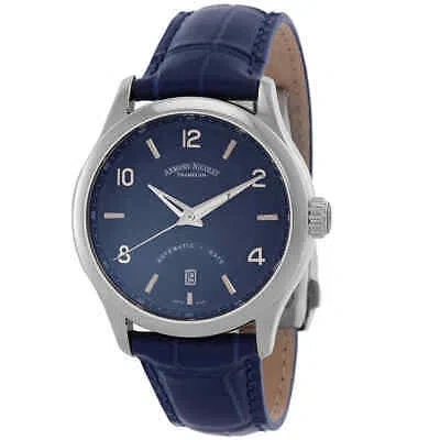 Pre-owned Armand Nicolet M02-4 Automatic Blue Dial Men's Watch A840aaa-bu-p840bu2