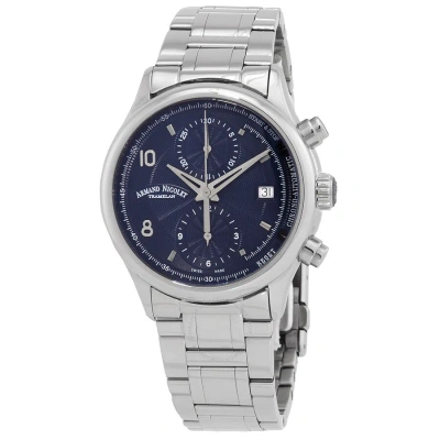 Armand Nicolet M02-4 Chronograph Automatic Blue Dial Men's Watch A844aaa-bu-m9742 In Metallic