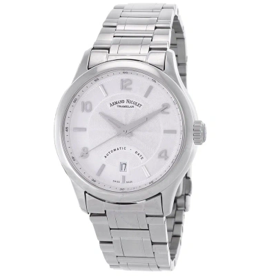 Armand Nicolet M02 Automatic White Dial Men's Watch A840aaa-ag-m9742 In Metallic