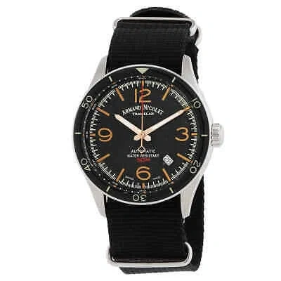 Pre-owned Armand Nicolet M2h Automatic Black Dial Men's Watch A740hna-ns-bn22481aann