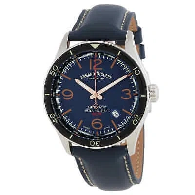 Pre-owned Armand Nicolet M2h Automatic Blue Dial Men's Watch A740hna-bs-p140bu2