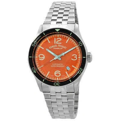 Pre-owned Armand Nicolet M2h Automatic Orange Dial Men's Watch A740hna-or-bma22740a