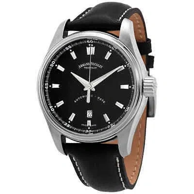 Pre-owned Armand Nicolet Mh2 Automatic Black Dial Men's Watch A640a-nr-p140nr2