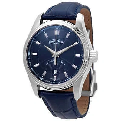 Pre-owned Armand Nicolet Mh2 Automatic Blue Dial Men's Watch A640a-bu-p840bu2