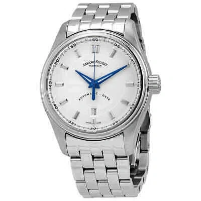 Pre-owned Armand Nicolet Mh2 Automatic Silver Dial Men's Watch A640a-ag-ma2640a