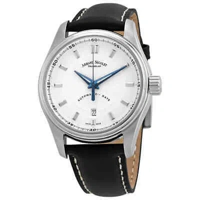 Pre-owned Armand Nicolet Mh2 Automatic Silver Dial Men's Watch A640a-ag-p140nr2