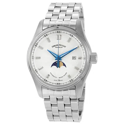 Armand Nicolet Mh2 Automatic Silver Dial Men's Watch A640l-ag-ma2640a In Metallic