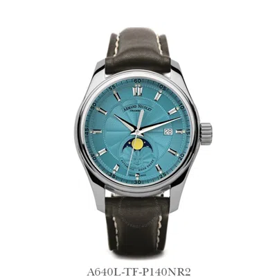 Armand Nicolet Mh2 Blue Dial Men's Watch A640l-tf-p140nr2 In Blue / Brown