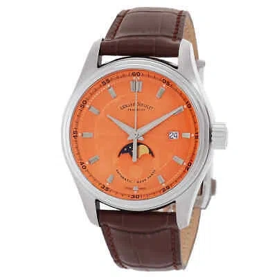 Pre-owned Armand Nicolet Mh2 Orange Dial Men's Watch A640l-sm-p840mr2
