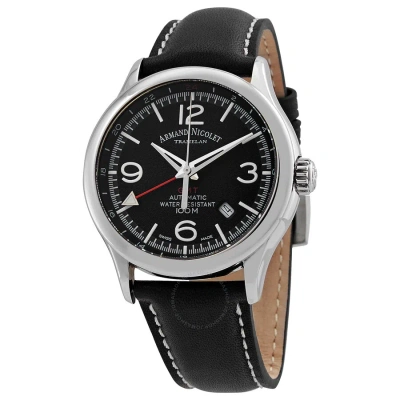 Armand Nicolet Mha Automatic Men's Watch A846haa-nr-p140nr2 In Black