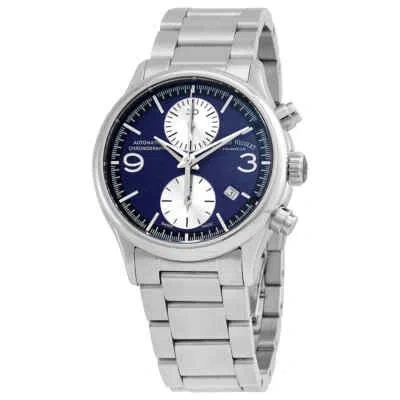 Pre-owned Armand Nicolet Mha Chronograph Automatic Blue Dial Mens Watch A844haa-bu-m2850a