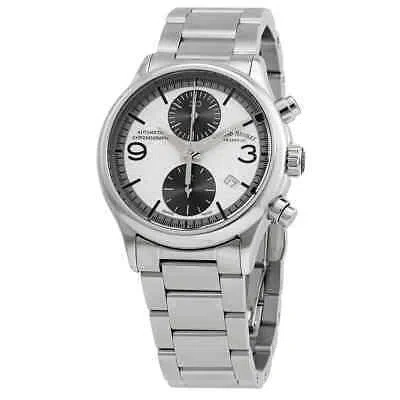 Pre-owned Armand Nicolet Mha Chronograph Automatic Silver Dial Men's Watch