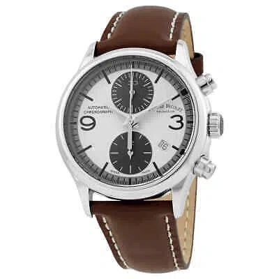 Pre-owned Armand Nicolet Mha Chronograph Automatic Silver Dial Mens Watch A844haaagp140mr2