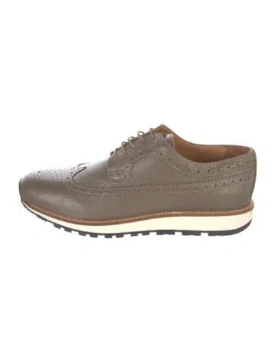 Pre-owned Armando Cabral Leather Sneakers In Grey