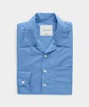 Armando Cabral Long Sleeve Camp Collar Dress Shirt In Blue