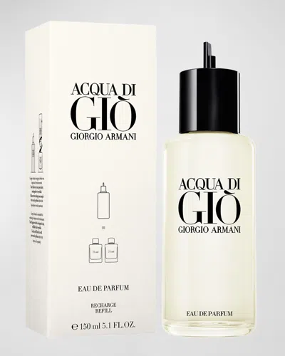 Armani Collezioni Acqua Di Gio For Men Eau De Parfum Refill, 5.1 Oz. In White