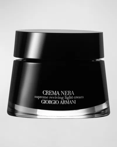 Armani Collezioni Crema Nera Supreme Lightweight Reviving Anti-aging Face Cream In White