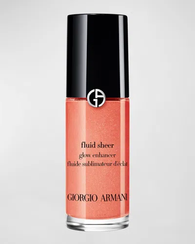 Armani Beauty Fluid Sheer Glow Enhancer Highlighter Makeup In White