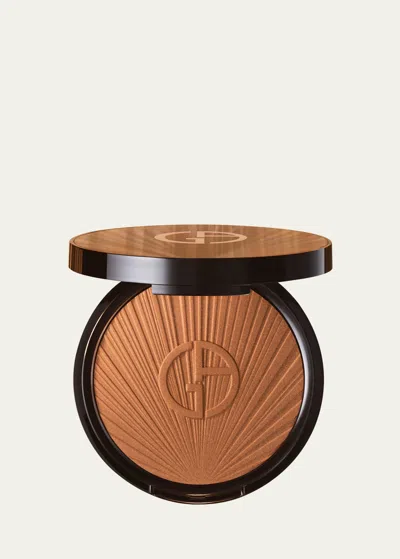 Armani Beauty Luminous Silk Creamy Bronzing Powder In Brown