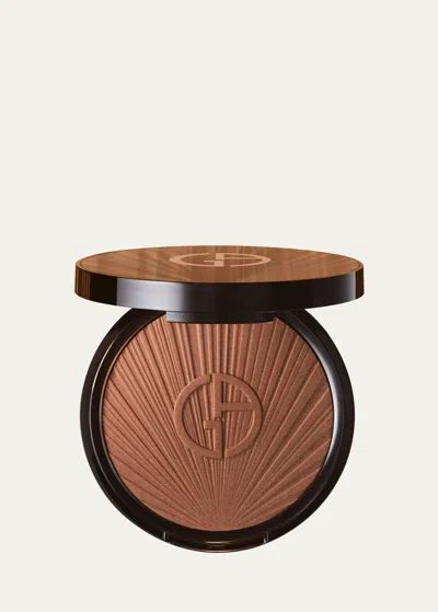 Armani Collezioni Luminous Silk Creamy Bronzing Powder In 120 Sunbathed Dun